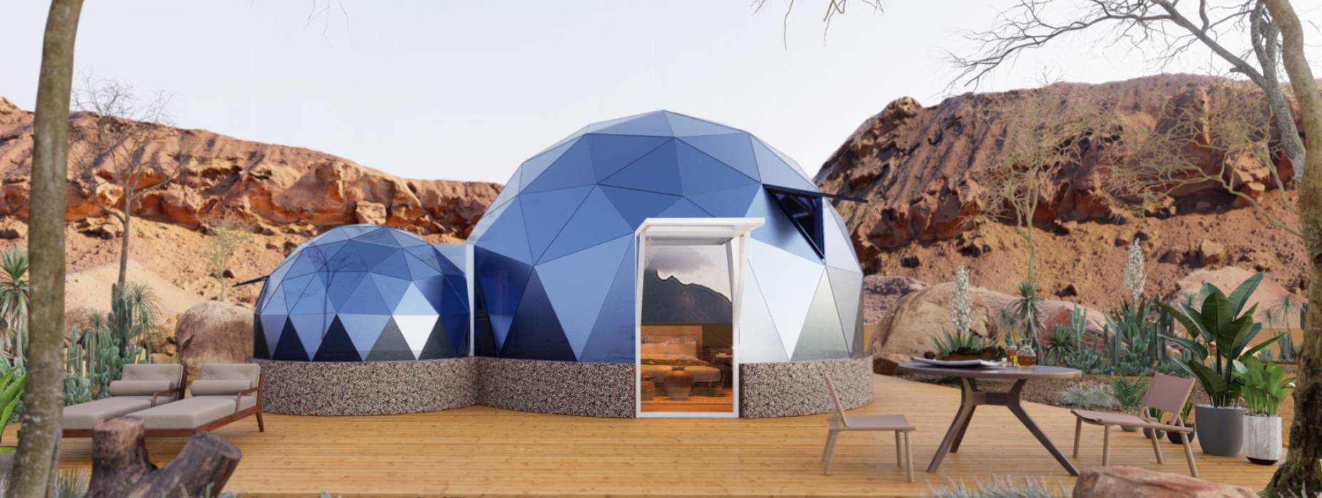 金山屯区球形智能光伏玻璃星空房